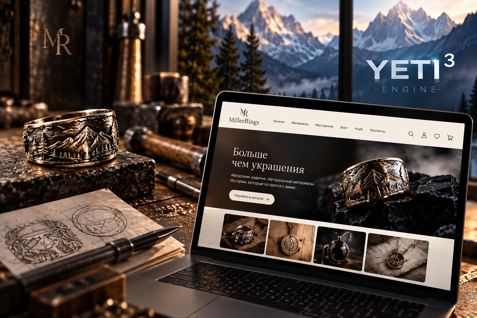 MillerRings: YETI³ в реальном проекте