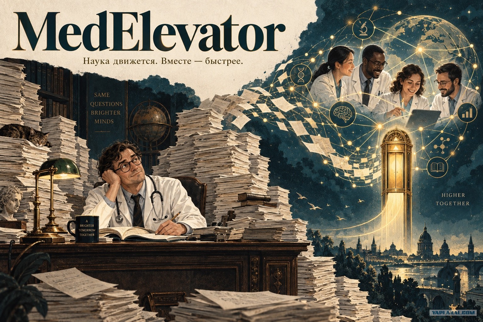 MedElevator: среда, в которой медицинский вопрос становится исследованием
