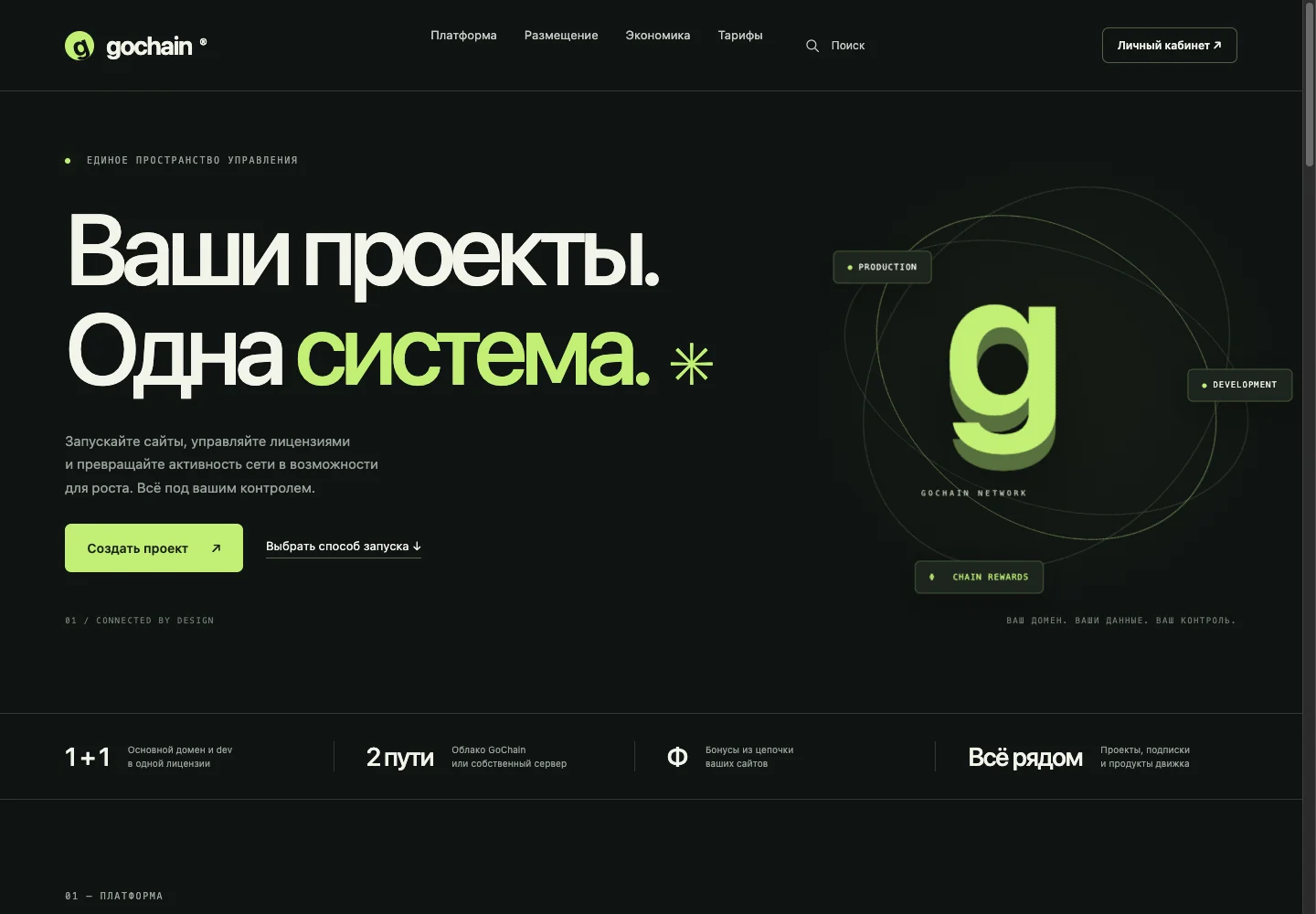 GoChain · Версия для компьютера