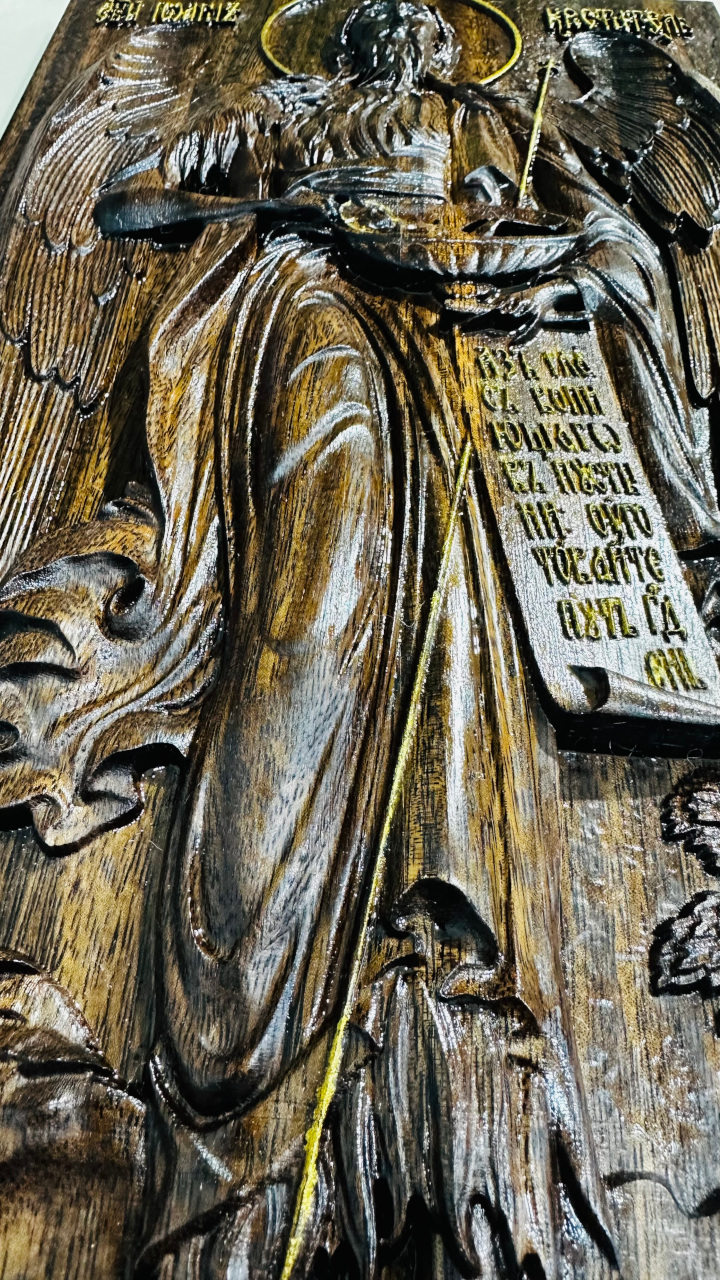 Икона "Иоанн Креститель" из Индийского Лавра