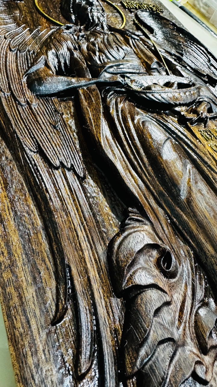 Икона "Иоанн Креститель" из Индийского Лавра