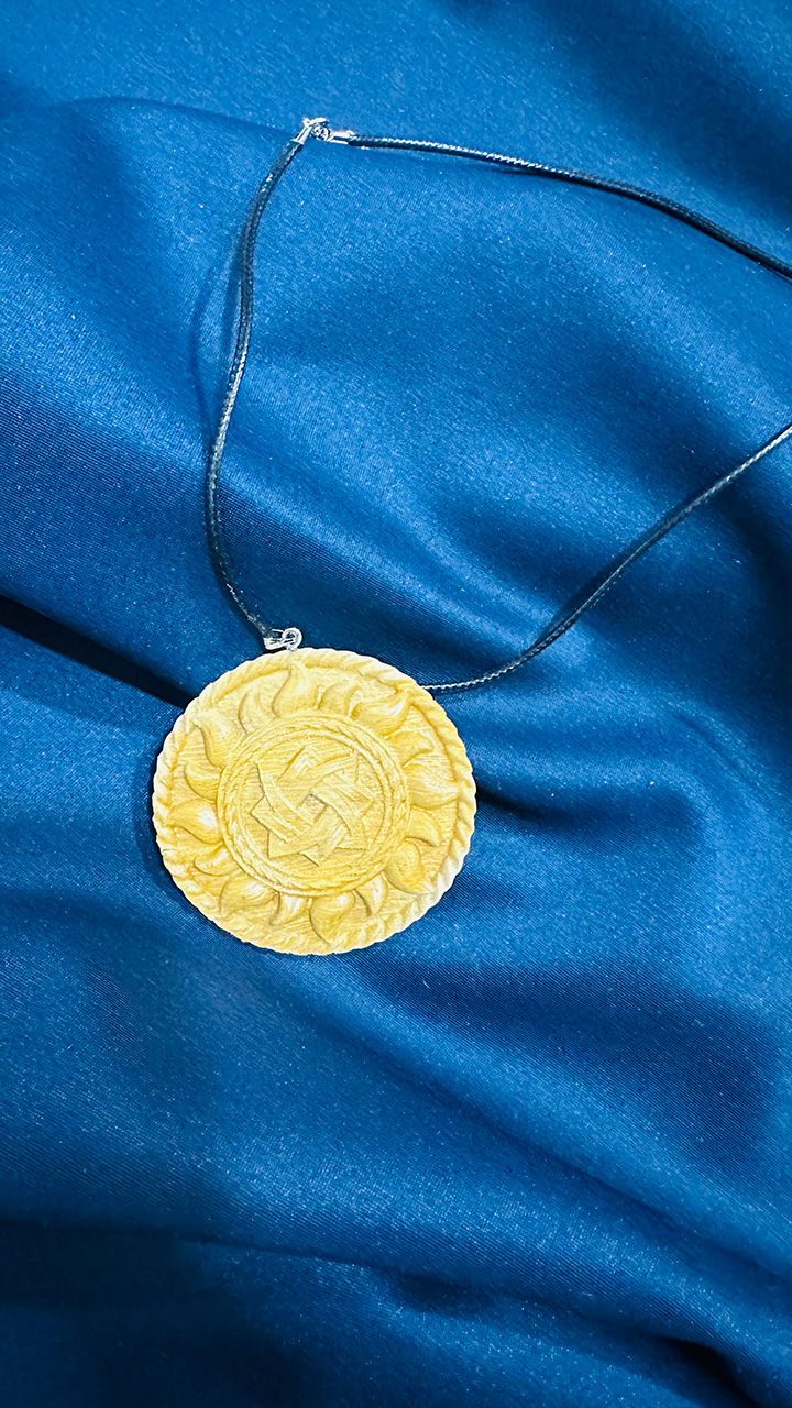 Славянский оберег путника в солярном символе